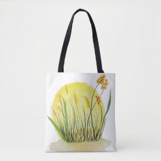 Ursprüngliche Wildblumen- und Präriegras-Natur Tasche