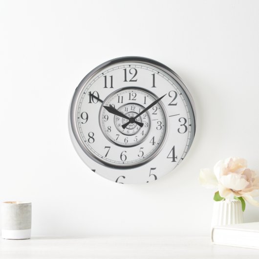 Ursprüngliche Zeit-abstrakte Uhr (Zuhause)