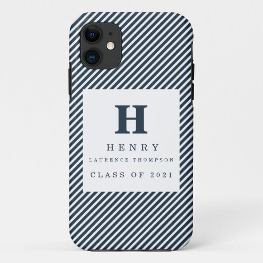 Ursprünglicher ABSCHLUSS blau Case-Mate iPhone Hülle (Rückseite)
