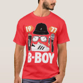 Ursprünglicher B-Junge angesagter Graffiti Lux DJ T-Shirt (Vorderseite)