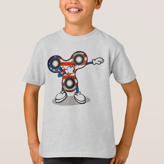 Ursprünglicher betupfender Handspinner - T-Shirt (Vorderseite)