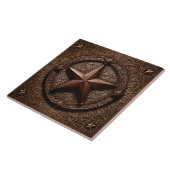 Ursprünglicher Cowboy Brown Country Western Texas  Fliese (Seite)
