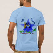 Ursprünglicher Digital-Entwurf für Zach auf T - T-Shirt (Rückseite)