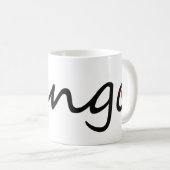 Ursprünglicher Entwurf des Tangoliebhabers! Kaffeetasse (VorderseiteRechts)