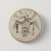 Ursprünglicher Entwurfs-großes Siegel der Button (Vorderseite)