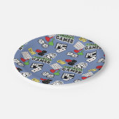 Ursprünglicher Gamer Pappteller (Schrägansicht)