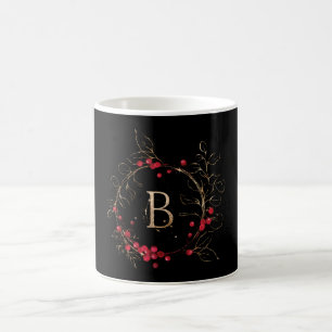 Ursprünglicher Glitzer Letter B Holly Eukalyptus H Kaffeetasse