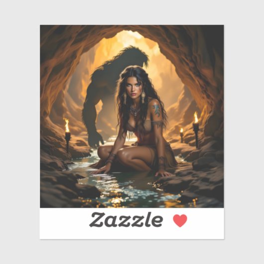 Ursprünglicher Höhlenbaum Nr. 5 (in Serie 14) Aufkleber (Blatt)