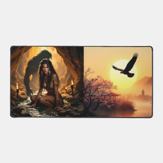 Ursprünglicher Höhlenbaum Nr. 5 (in Serie 14) Schreibtischunterlage (Vorderseite)