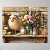 Ursprünglicher Holzlandsitz 3 Poster (Vorne)