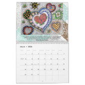 Ursprünglicher Kunst-Wandkalender Kalender (Mär 2026)