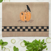 Ursprünglicher Kürbis Geschirrtuch (Gefaltet)