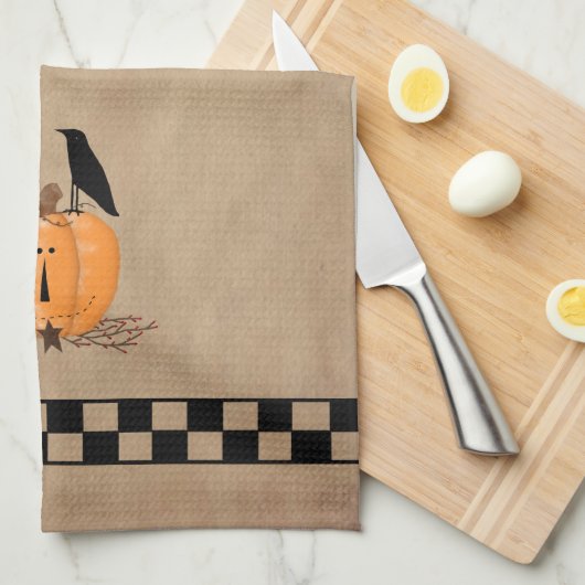 Ursprünglicher Kürbis Geschirrtuch (Viertel Falte)