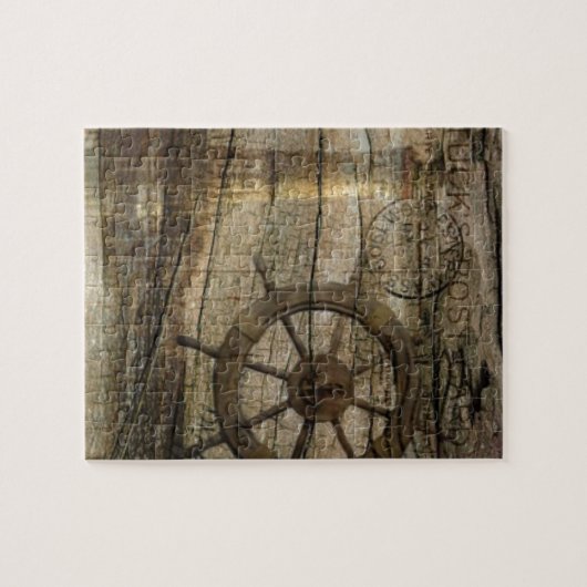 Ursprünglicher Küstenseehelm-Radleuchtturm Puzzle (Horizontal)