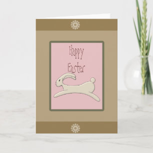 Ursprünglicher Osterhase Feiertagskarte