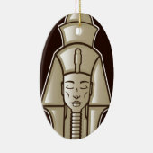 Ursprünglicher Pharaoägyptermachthaber Keramik Ornament (Rechts)
