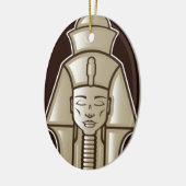 Ursprünglicher Pharaoägyptermachthaber Keramik Ornament (Links)