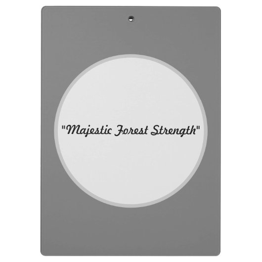 Ursprünglicher Power der Gorilla Klemmbrett (Rückseite)