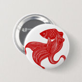 Ursprünglicher Schere-geschnittener Button (Vorne & Hinten)