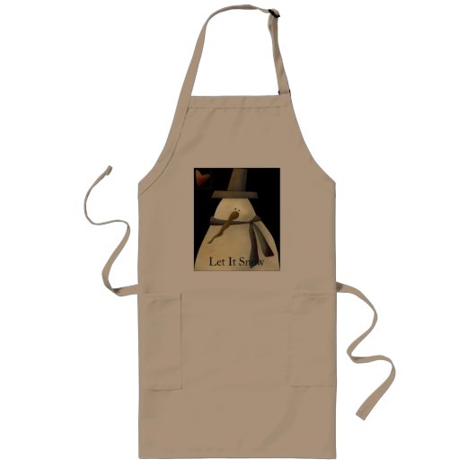 Ursprünglicher Schneemann Lange Schürze (Vorne)