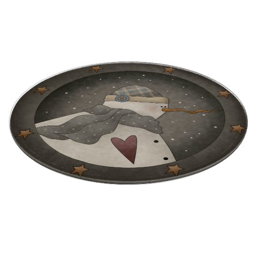 Ursprünglicher Schneemann Schneidebrett (Ecke)