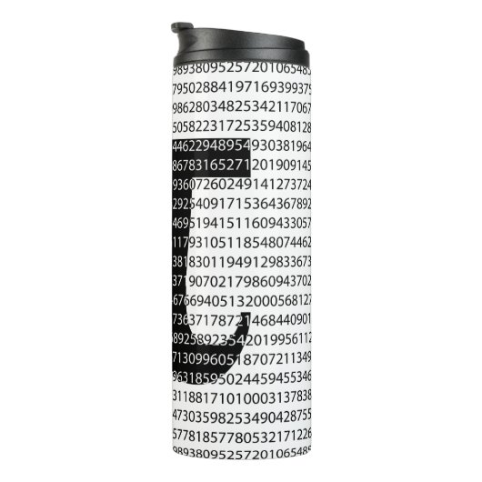 Ursprünglicher schwarzer thermosbecher (Nach rechts gedreht)