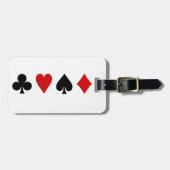 Ursprünglicher Spielkarten Gepäckanhänger (Vorderseite horizontal)