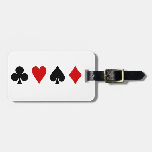 Ursprünglicher Spielkarten Gepäckanhänger (Vorderseite horizontal)