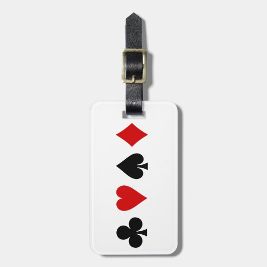 Ursprünglicher Spielkarten Gepäckanhänger (Vorderseite vertikal)