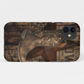 Ursprünglicher Stern-Western-Land-Cowboy Texas Case-Mate iPhone Hülle (Rückseite (Horizontal))