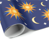 Ursprünglicher Sun-Mond spielt Geschenkpapier (Rolleneckpunkt)