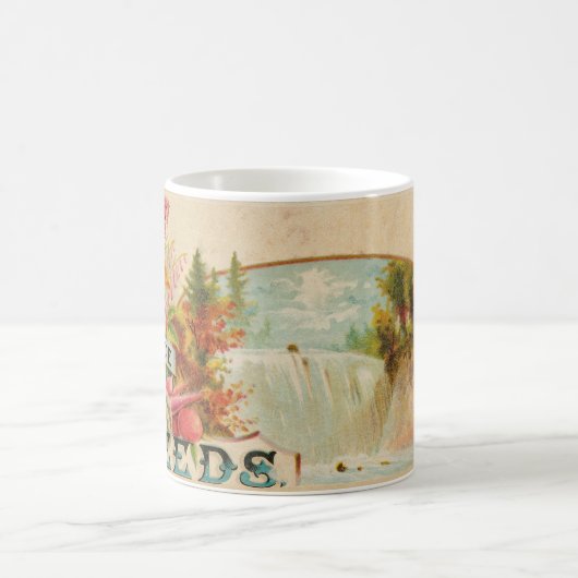 Ursprünglicher Viktorianischer Bauer aus Holz Kaffeetasse (Mittel)