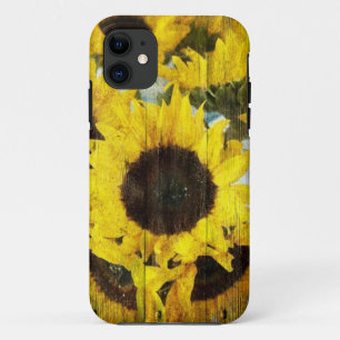 Ursprünglicher Western aus Stallholz Land Sonnenbl iPhone 11 Hülle