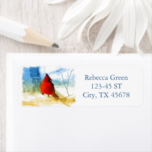 Ursprünglicher Western Weihnachten Roter Kardinal (Insitu)