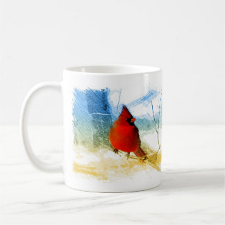 Ursprünglicher Westernlandweihnachtsrot-Kardinal Kaffeetasse