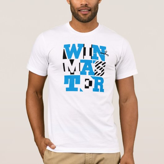 ursprünglicher winmaster Typografie-T - Shirt (Vorderseite)