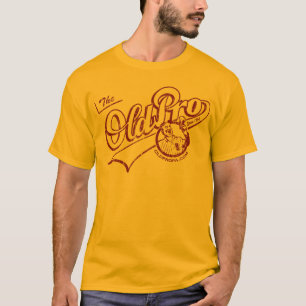 Ursprüngliches altes Pro (dunkelrotes Vintages) T-Shirt