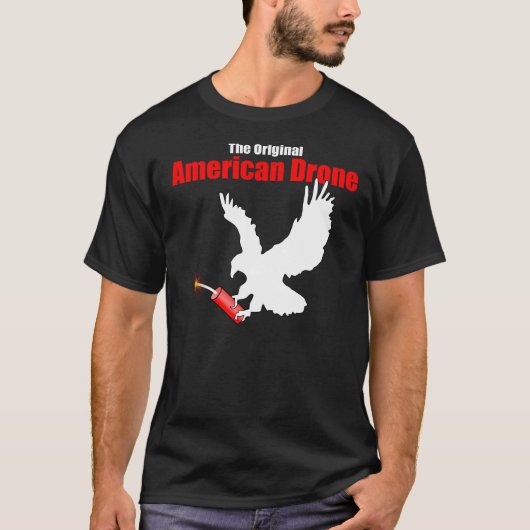 Ursprüngliches amerikanisches Drohne T-Shirt (Vorderseite)