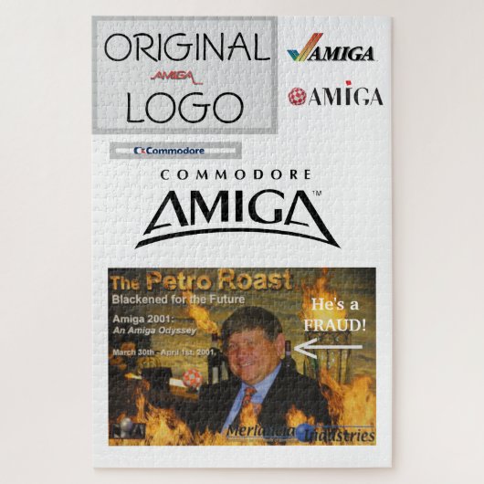 URSPRÜNGLICHES AMIGA-LOGO 2 PUZZLE (Vertikal)