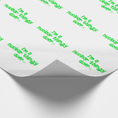 Ursprüngliches Atomdesign Geschenkpapier (Ecke)