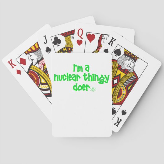 Ursprüngliches Atomdesign Spielkarten (Rückseite)