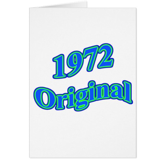 Ursprüngliches blaues Grün 1972 (Vorne)