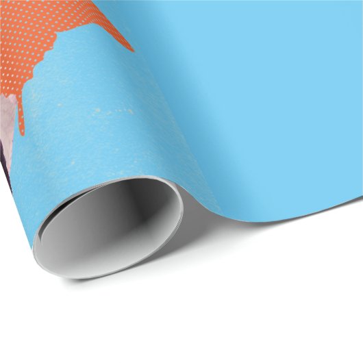 URSPRÜNGLICHES DESIGN WRAPPPAPIER HUMMINGBIRD GESCHENKPAPIER (Rolleneckpunkt)