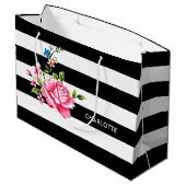 Ursprüngliches elegantes große geschenktüte (Rückseite Schrägansicht)