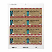 Ursprüngliches Etikett für die Saltbox-Haus (Vorne)