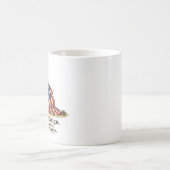 Ursprüngliches Flaggen-Design Betsy Ross Kaffeetasse (Mittel)