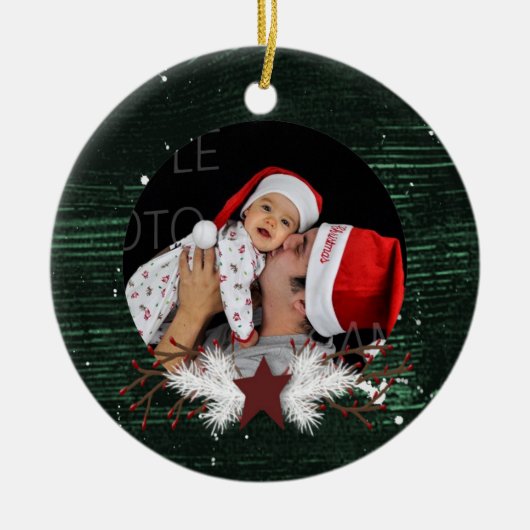 Ursprüngliches Foto Ornament (Vorne)