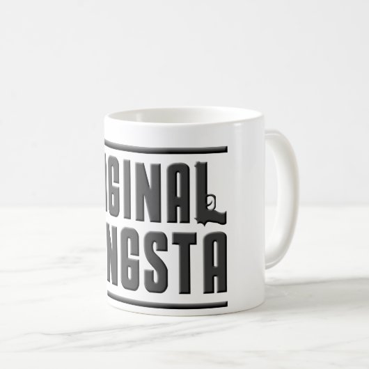 Ursprüngliches Gangsta Kaffeetasse (VorderseiteRechts)