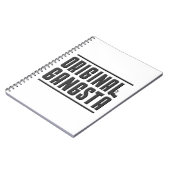 Ursprüngliches Gangsta Notizblock (Linke Seite)