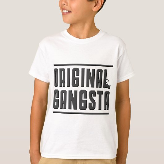 Ursprüngliches Gangsta T-Shirt (Vorderseite)